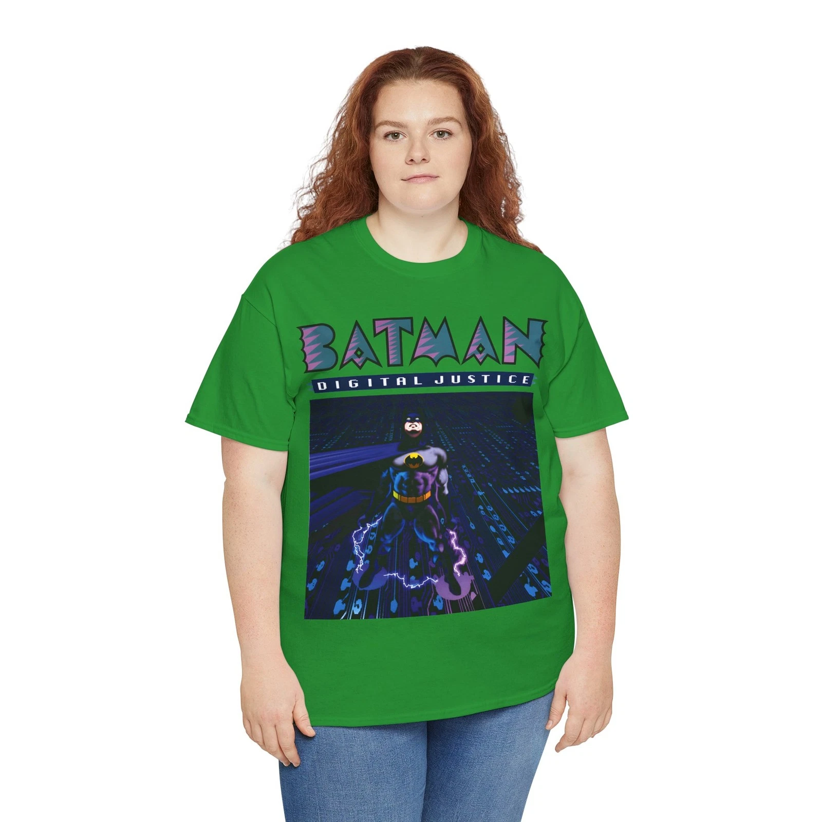 Batman Digital Justice T-Shirt - Pepe Moreno Computer Art - DC Comics