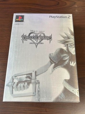 PS2 KINGDOM HEARTS FINAL MIX Platinum Limited Complete Set Japan Ver. Used