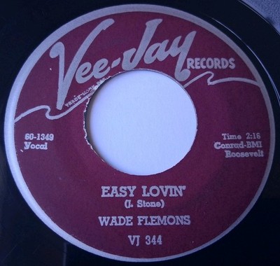 Wade Flemons - Easy Lovin' / Woops Now Vinyl 45 - 1960 Vee-Jay 