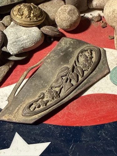 Dug Civil War 💥 🇺🇸 💣  Big Brass Sash Buckle Gilted