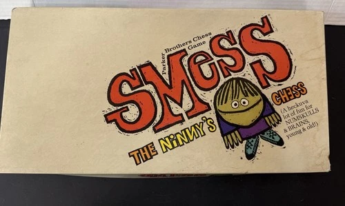 Vintage 1970 Parker Brothers Smess Chess Game Complete Box Nice