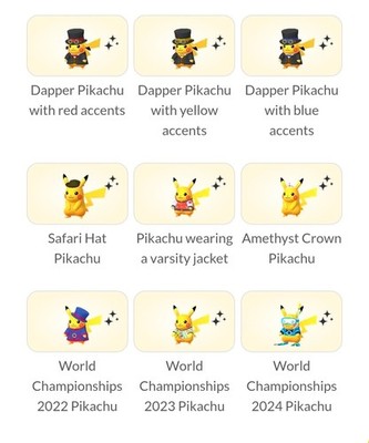10x Pikachu Celebration Raids Pokemon Week