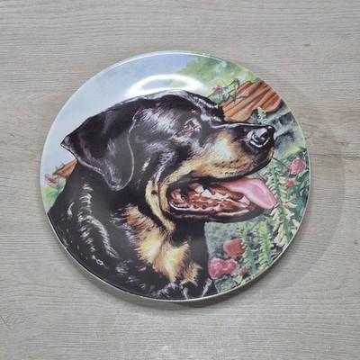 Dogs Collection Rottwieller 8'' PLATE Rottwieller