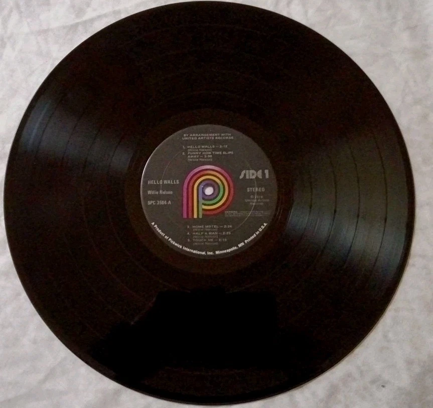 Willie Nelson-Hello Walls 1966 Vinyl LP Album. 1978 Pickwick SPC 3584. - Image 3 of 4