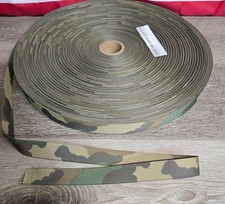 1" Nylon M81 Woodland Webbing MIL A-A-55301 Double Sided Mil-Spec US Made