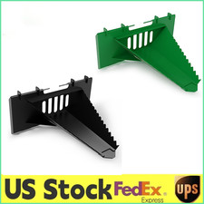 Heavy Duty Stump Bucket For Skid Steer Quick Attach Tool W/ar400 Serrated Edge