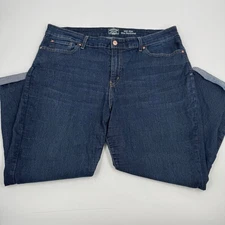 Signature by Levi Strauss Gold Mid Rise Slim Boyfriend Jeans Dark Wash 20W