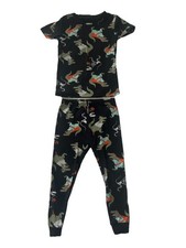 Carter s Pajama Set Boys Size 2T Halloween Dinosaurs Tyrannosaurus Rex