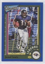 2022 Panini Classics Legends Timeless Tributes Light Blue 27/125 Jamal Lewis 0q3