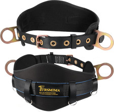 Trsmima Safety Harness Climbing Belt - Black Body Fall Protection Men Roof Tree Trsmima Safety Harness Climbing Belt - Black Body Fall Protection Men Roof Tree