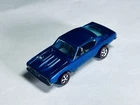 Restored Hot Wheels Redline - 1968 - Custom Cuda - Blue