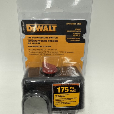 #ad DEWALT DXCM034 0199 Replacement Pressure Switch 145 Psi On 175 Psi Off $29.95