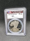 1986-S 1oz Proof American Silver Eagle PCGS PR69 Mercanti Signed DCAM Cameo Coin