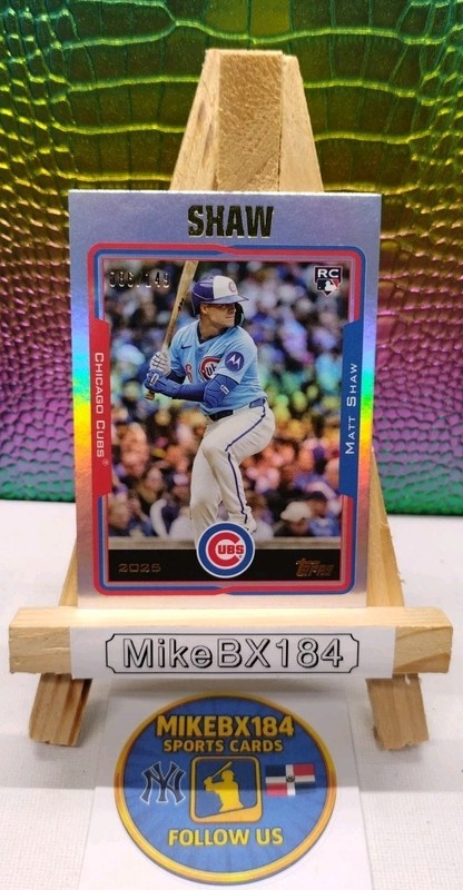 MATT SHAW 2025 Topps Archives RAINBOW 2005 Design 86/149 #263 Cubs