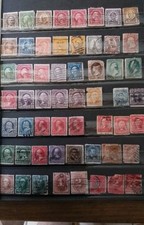 Lot timbres USA oblitérés, sans les pages.
