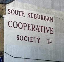 Photo 6x4 Ghost sign, Gipsy Road Penge It reads, "South Suburban / C c2013