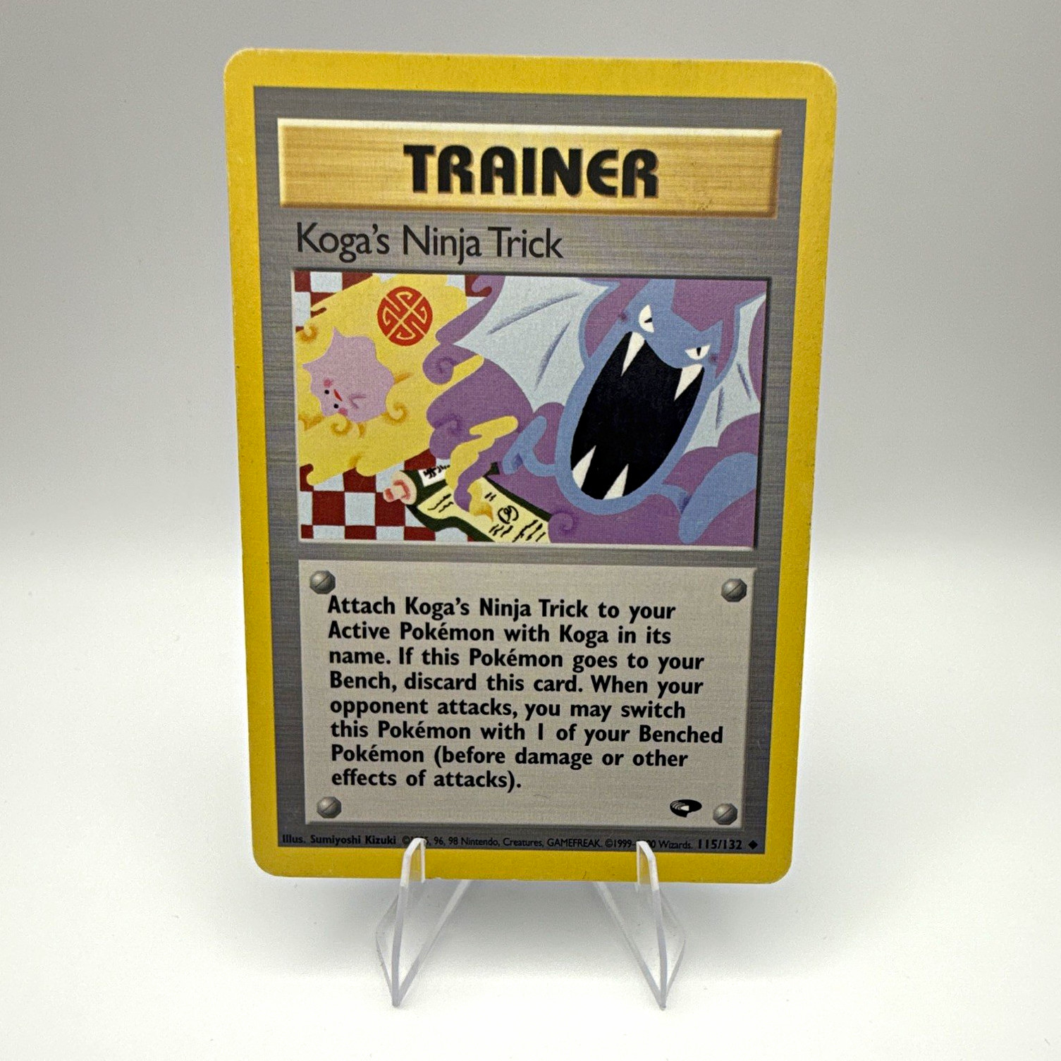 Wizards of the Coast Koga's Ninja Trick 115/132 Gym Challenge Unc EN 1999