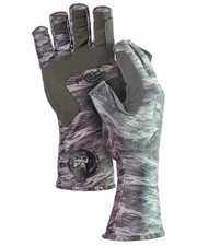 Fish Monkey Half Finger Guide Glove Non-Slip UPF 50+ Synthetic/Leather Palm L
