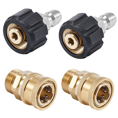 #ad #ad Pressure Washer Quick Connect Fittings M22 14mm to 3 8 Inch Hose Adapter 4 ... $25.66