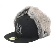 NEW ERA 59 Fifty Dog Ear Cap Side Patch New York Yankees Black Japan Limited