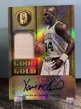 basketball auto 2014-15 Panini Gold Standard Xavier McDaniel 154/199 Materials