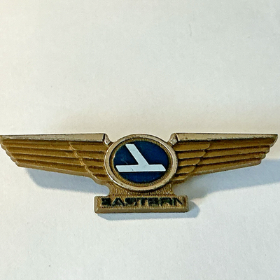 #ad #ad older plastic Eastern Airlines wings Brooch Pin AV3 $5.00