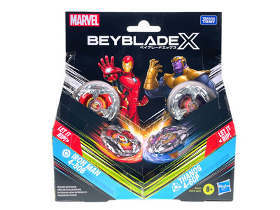 Hasbro - Beyblade X - Iron Man 4-80B Thanos 4-60P