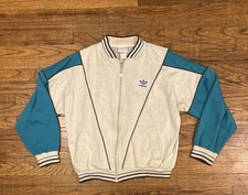 Vintage Adidas Jacket Mens Large Trefoil Full Zip Retro Y2K 90s Track - R.O.C