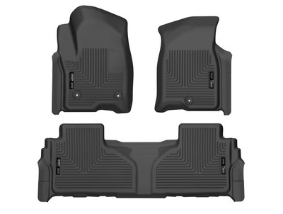 #ad #ad Husky Weatherbeater Mats Fit 21 25 Escld ESV StdSbrbn TahoeYukn XL Frt 2nd Blk $127.49