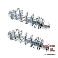 2 PCS Exhaust Bolt and Spring - Premium Grade Silver - Silver