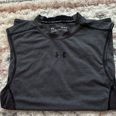 Under Armour HeatGear Men's Compression fitted Tank Gray/Black M