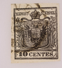 Austria Lombardy-Venetia Scott 3 10 Centesimi Used