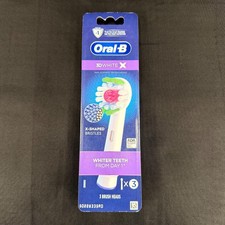 Oral-B 3D White X 3 Replacement Brush Heads Brand New Sealed In the Box