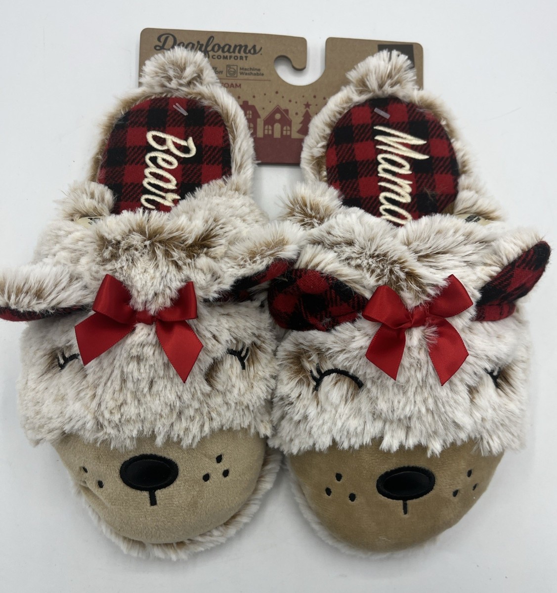 NWT Dearfoams slippers NWT Dearfoams Womens Memory Foam Slippers with No Sweat  main image 3