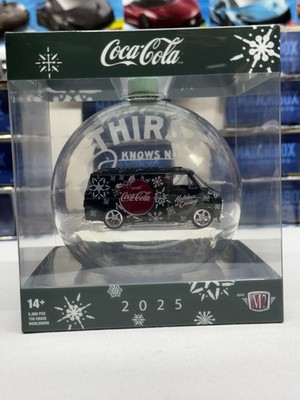 M2 Machines Coca Cola Christmas Ornament 1971 Chevy Van EXCLUSIVE RELEASE 