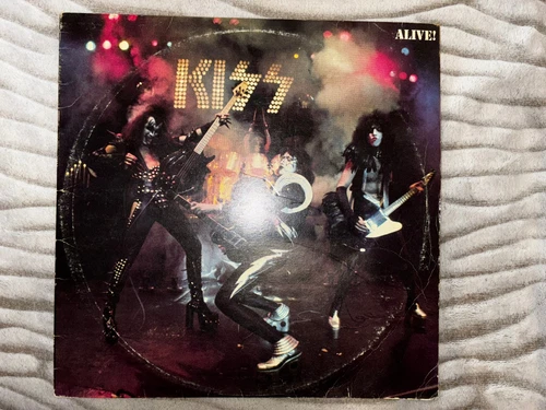 Kiss - Alive! UK 1975 Gatefold Double Vinyl LP Casablanca Records CBSP 401