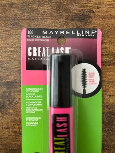Maybelline Great Lash Mascara 100 Blackest Black - 3 Pack - Picture 3 of 3