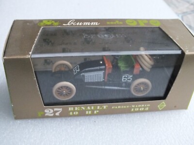 Modellauto - Brumm - RENAULT 40 HP - PARIS - MADRID - 1903 - 1:43 mit OVP. Nr.8