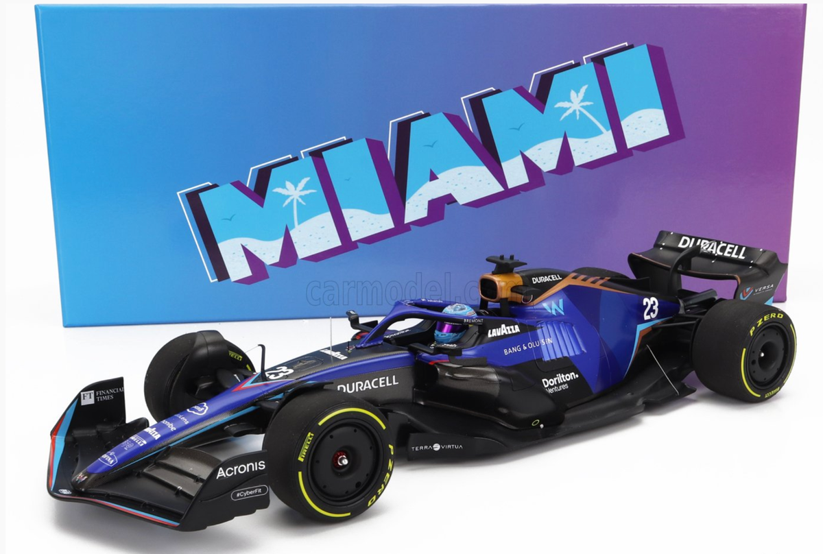 PMA 1/18 ウィリアムズ F1 FW44 アルボン 2022 マイアミGP 1/18 MINICHAMPS WILLIAMS F1 FW44 WILLIAMS ALEX ALBON MIAMI