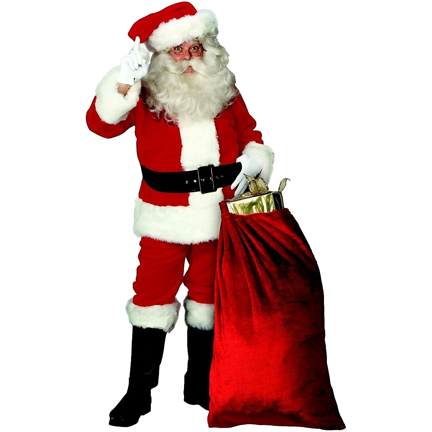 Traje Disfraces Para hombres Santa Claus Talla XL