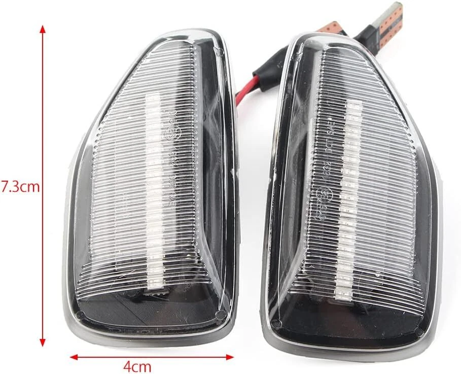 LED Side Indicator Light Repeater Side Marker Lights For Dacia Duster II 18+ - Image 4 of 4