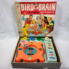 Vintage 1966 Bird Brain Cagey Card Game COMPLETE Family Game Night