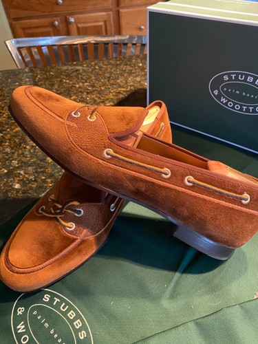 Stubbs & Wootton Men's Shoes 11.5 New in Box - Picture 4 of 5
