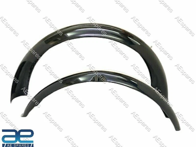 Juego guardabarros delantero y trasero blanco y negro para Triumph T120 T100 T90 Foto 2 de 4