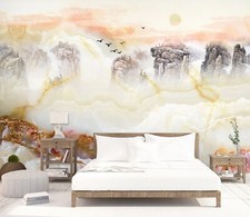 3D River Marble O1552 Wallpaper Wall Murals Removable Wallpaper Sticker Eve