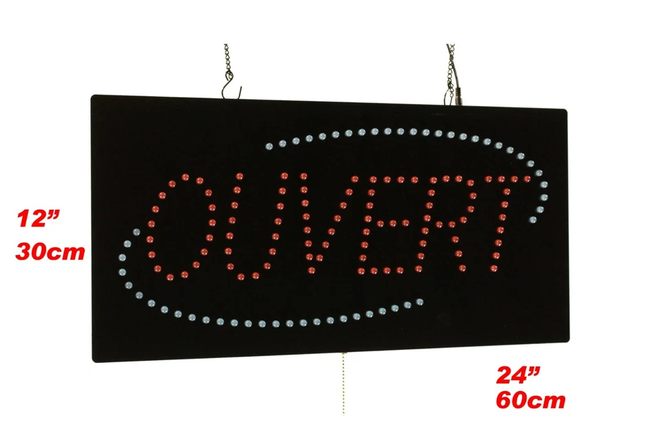 Ouvert sign Neon Sign Open Sign in French Store Sign Business Sign Window Sign - Image 2 of 4
