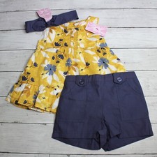 Tommy Bahama Baby Girl's Summer Top Shorts Set Size 2T Cottage Core