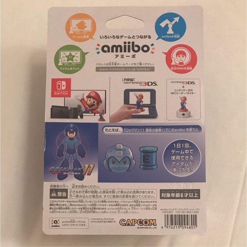 amiibo Megaman 11 Rockman (Megaman Series) Nintendo Switch 3DS WiiU from Japan - Picture 3 of 6