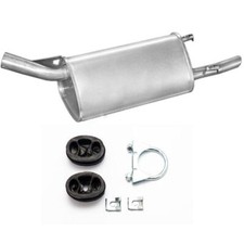 Endschalldämpfer Auspuff für Opel Corsa B II  S93 1.0i -12V Endtopf + Anbausatz