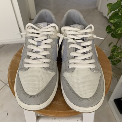 Nike SB Zoom Dunk Low Pro Wolf Grey Summit White Clear 854866-011 Men s Sz 9.5